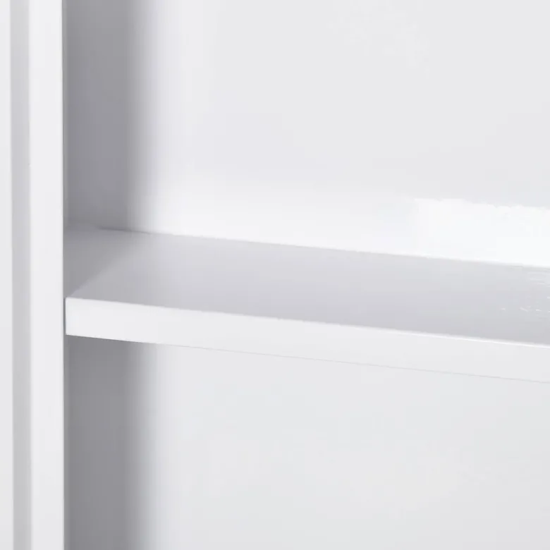 Medizinschrank weiß Edelstahl B/H/L: ca. 12x30x60 cm