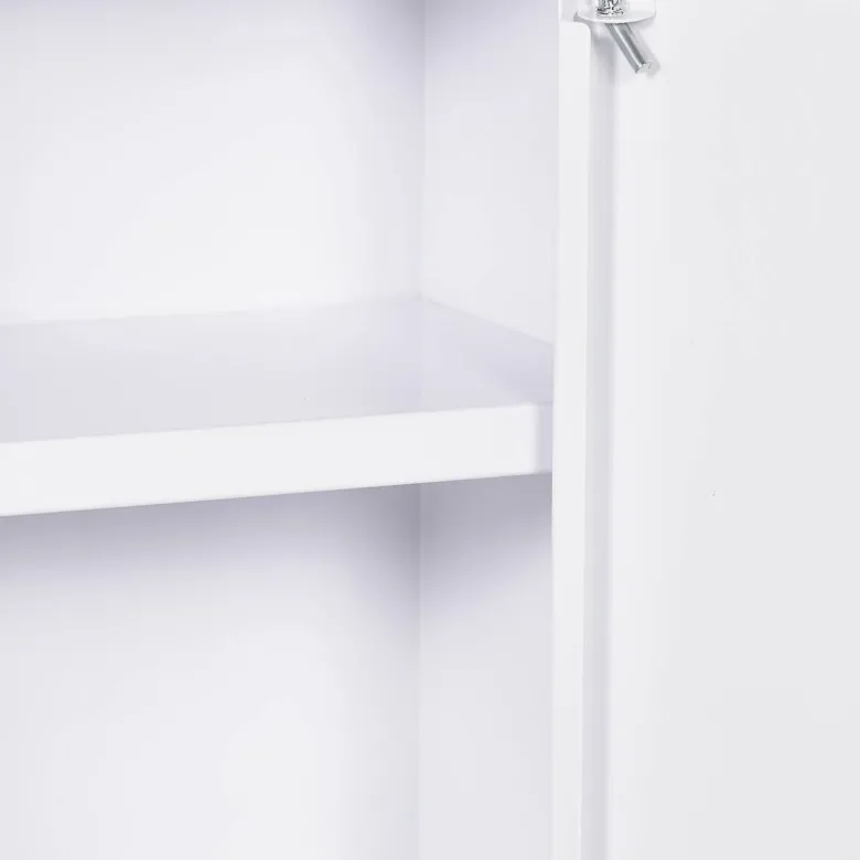 Medizinschrank weiß Polypropylen B/H/L: ca. 14x30x46 cm