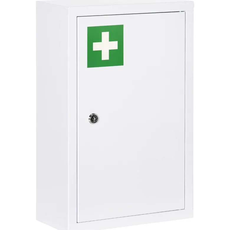 Medizinschrank weiß Polypropylen B/H/L: ca. 14x30x46 cm