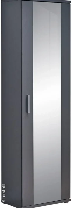 Mehrzweckschrank anthrazit B/H/T: ca. 50x179x35 cm