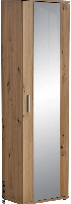 Mehrzweckschrank Eiche Artisan Nachbildung B/H/T: ca. 50x179x35 cm