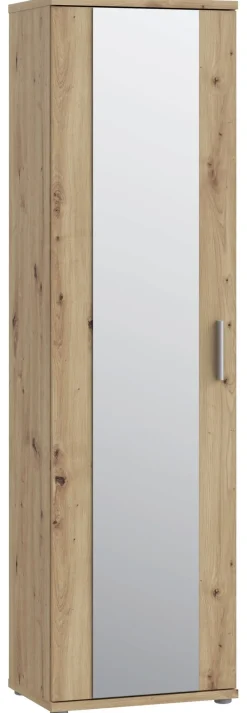 Mehrzweckschrank Eiche Artisan Nachbildung B/H/T: ca. 50x179x35 cm