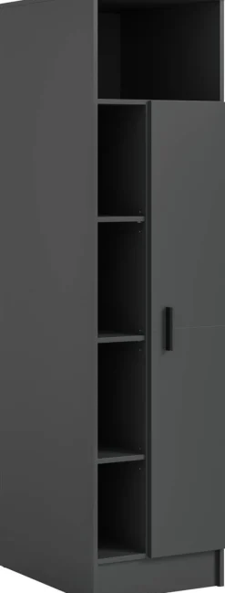 Mehrzweckschrank Free anthrazit B/H/T: ca. 50x196x68 cm