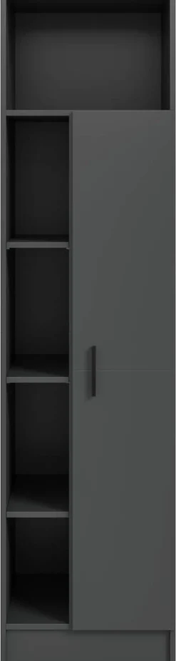 Mehrzweckschrank Free anthrazit B/H/T: ca. 50x196x68 cm