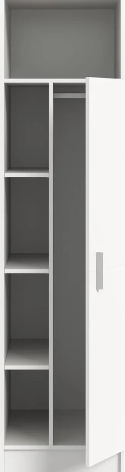 Mehrzweckschrank Free weiß B/H/T: ca. 50x196x68 cm