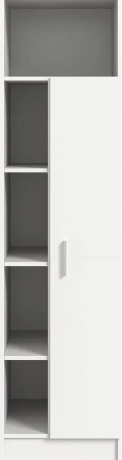 Mehrzweckschrank Free weiß B/H/T: ca. 50x196x68 cm