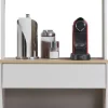 Mehrzweckschrank Kaffeebar Kaschmir Eiche Nachbildung B/H/T: ca. 70x200x45 cm