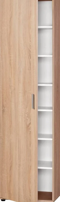 Mehrzweckschrank Kreta Eiche Sonoma Nachbildung B/H/T: ca. 50x184x34,5 cm