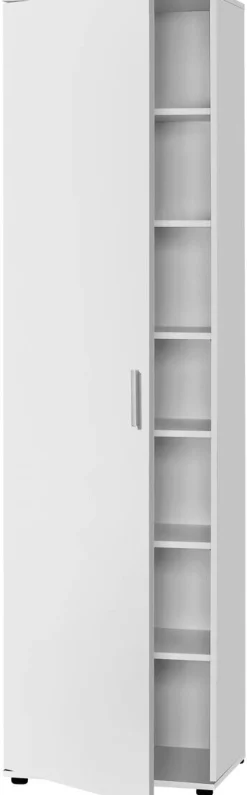 Mehrzweckschrank Kreta weiß B/H/T: ca. 50x184x34,5 cm