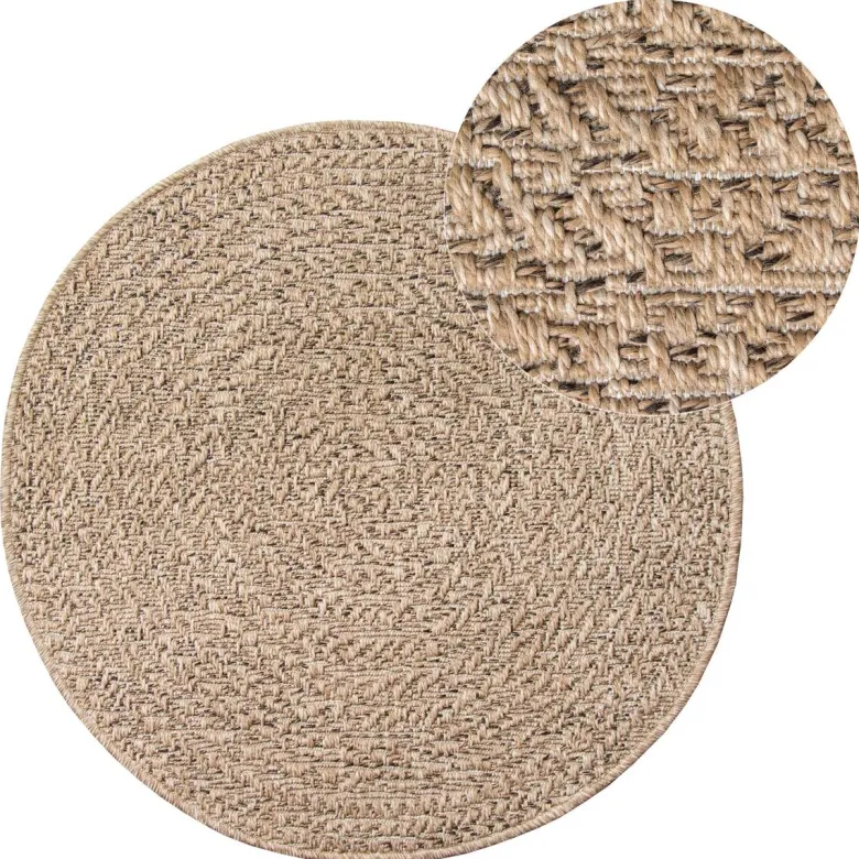 Merinos In-/Outdoor-Teppich Kenzy natur D: ca. 120 cm
