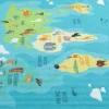 Merinos Teppich Happy Kids blau B/L: ca. 140x200 cm