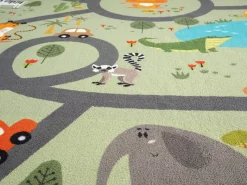 Merinos Teppich Happy Kids grün B/L: ca. 140x200 cm