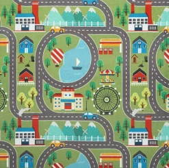 Merinos Teppich Happy Kids grün B/L: ca. 140x200 cm