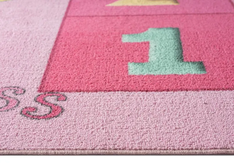 Merinos Teppich Happy Kids pink B/L: ca. 160x220 cm