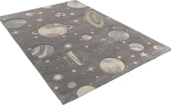 Merinos Teppich Pastel Kids grau B/L: ca. 120x170 cm