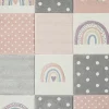 Merinos Teppich Pastel Kids rosa B/L: ca. 120x170 cm