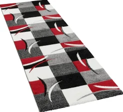 Merinos Webteppich Diamond rot B/L: ca. 80x300 cm