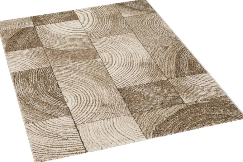 Merinos Webteppich Kreta beige B/L: ca. 80x150 cm