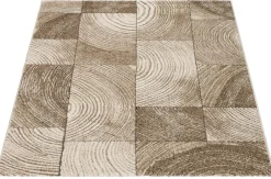 Merinos Webteppich Kreta beige B/L: ca. 80x150 cm