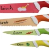 Messerset multicolor Stahl 4 tlg.