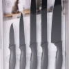 Messerset schwarz Polypropylen 5 tlg.