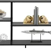 Metallregal Hanna schwarz pulverbeschichtet B/H/T: ca. 120x80x30 cm