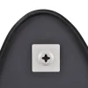 Metallspiegel Britta schwarz Metall B/H/T: ca. 35x50x3 cm