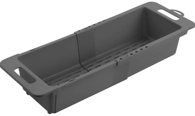 Metaltex Haushaltshelfer grau Kunststoff B/H/L: ca. 18x37,8x10 cm