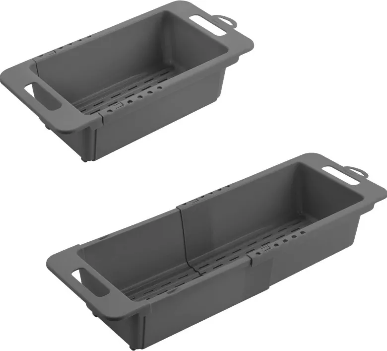 Metaltex Haushaltshelfer grau Kunststoff B/H/L: ca. 18x37,8x10 cm