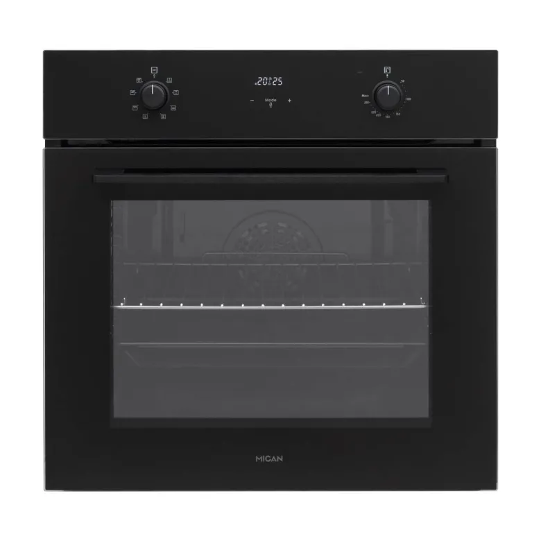 Mican Einbaubackofen BOAHSD65 schwarz Metall B/H/T: ca. 59,5x59,5x57 cm