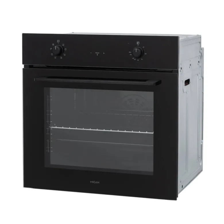 Mican Einbaubackofen BOAHSD65 schwarz Metall B/H/T: ca. 59,5x59,5x57 cm