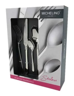MICHELINO Besteckset Stefanie silber Edelstahl 24 tlg.