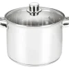 MICHELINO Großraumtopf silber Edelstahl D: ca. 30 cm