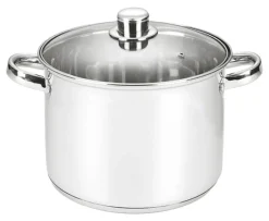 MICHELINO Großraumtopf silber Edelstahl D: ca. 24 cm