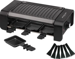 MICHELINO Raclette 74381 schwarz B/H/T: ca. 41x12x21 cm