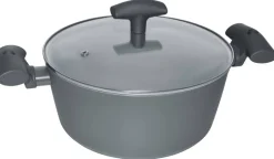 MICHELINO Topf grau Aluminium