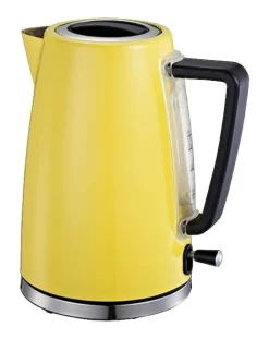 MICHELINO Wasserkocher 74081 gelb Edelstahl Glas ca. 1,7 l
