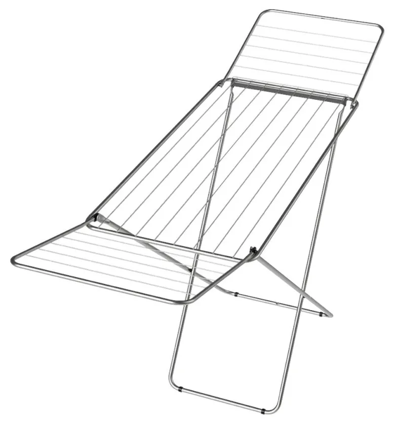 MICHELINO Wäscheständer silber