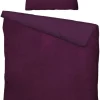 Micorfaser Wende Bettwäsche aubergine Polyester B/L: ca. 135x200 cm