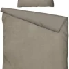 Micorfaser Wende Bettwäsche kitt Polyester B/L: ca. 135x200 cm