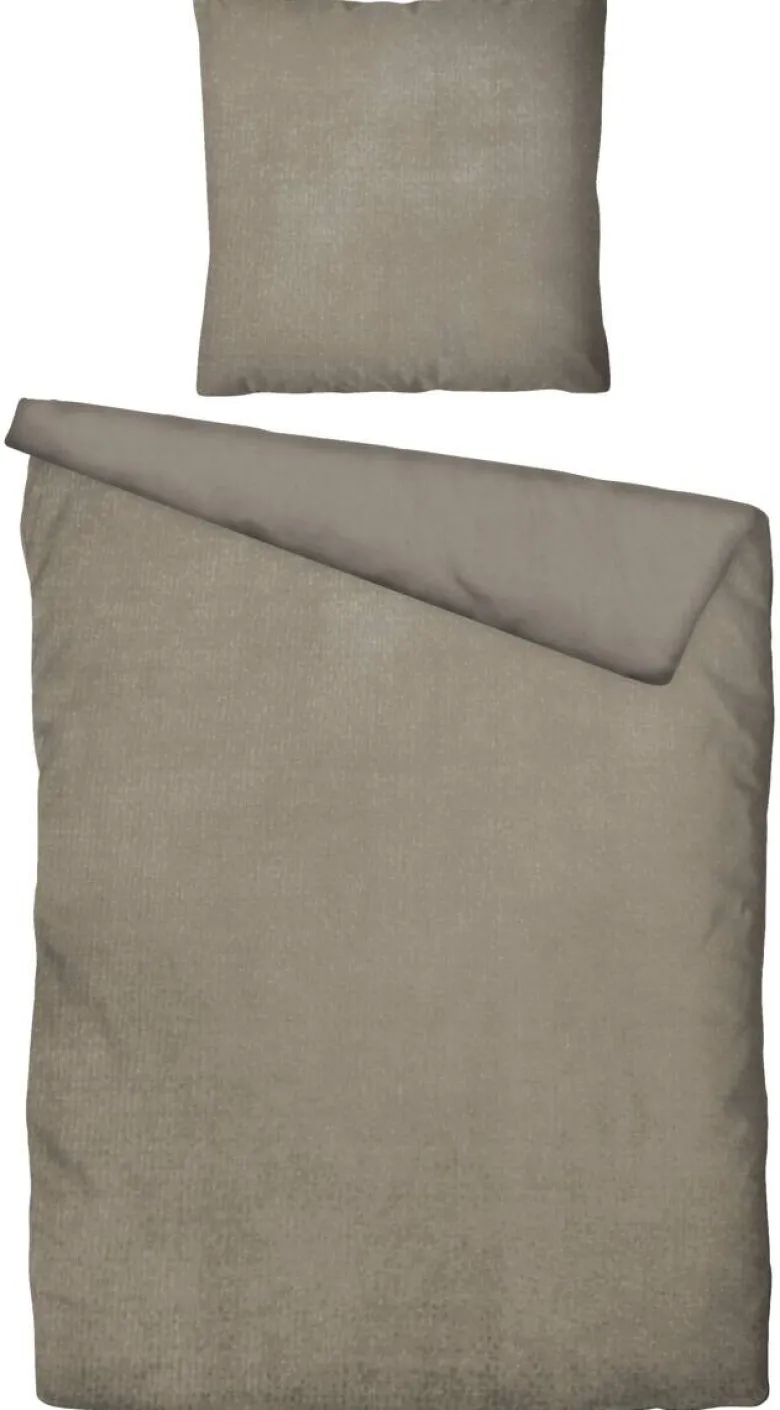 Micorfaser Wende Bettwäsche kitt Polyester B/L: ca. 135x200 cm