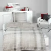 Microfaser Bettwäsche Cashmere touch natur Polyester B/L: ca. 135x200 cm
