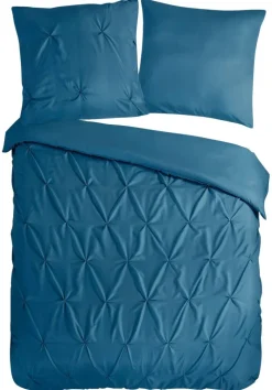 Microfaser Bettwäsche Elegance petrol Polyester B/L: ca. 135x200 cm