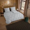 Microfaser Bettwäsche Elegance silber Polyester B/L: ca. 135x200 cm