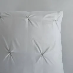 Microfaser Bettwäsche Elegance silber Polyester B/L: ca. 135x200 cm