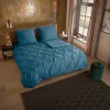 Microfaser Bettwäsche Elegance petrol Polyester B/L: ca. 200x200 cm