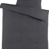 Microfaser Bettwäsche Flanell Asphalt Polyester B/L: ca. 135x200 cm