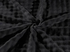 Microfaser Bettwäsche Flanell Asphalt Polyester B/L: ca. 135x200 cm