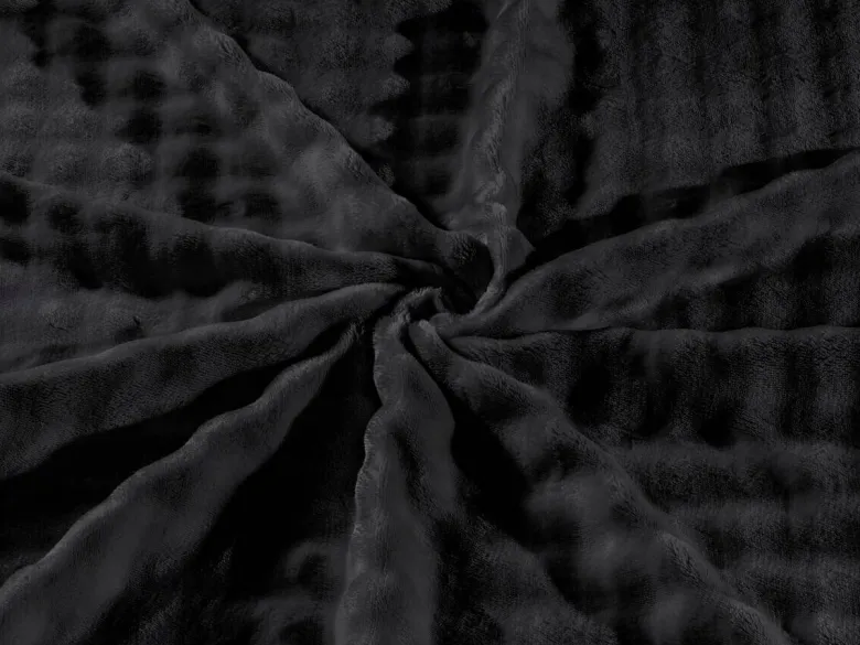 Microfaser Bettwäsche Flanell Asphalt Polyester B/L: ca. 135x200 cm