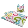 Microfaser Bettwäsche multicolor Polyester B/L: ca. 135x200 cm